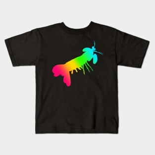 Peacock mantis shrimp (Odontodactylus scyllarus) v2 Kids T-Shirt